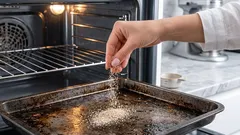 Dwie łyżki na blasze – i piekarnik sam wyczyści się w ciągu godziny