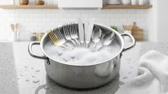 Jak usunąć nalot z sztućców bez użycia środków chemicznych: 5 sposobów na przywrócenie fabrycznego blasku